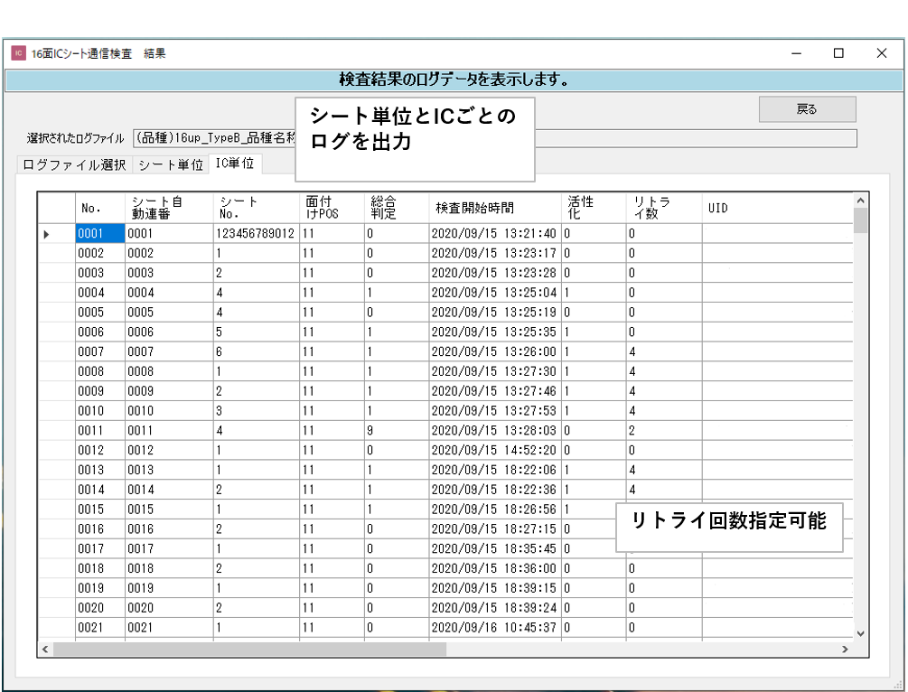 ログ出力